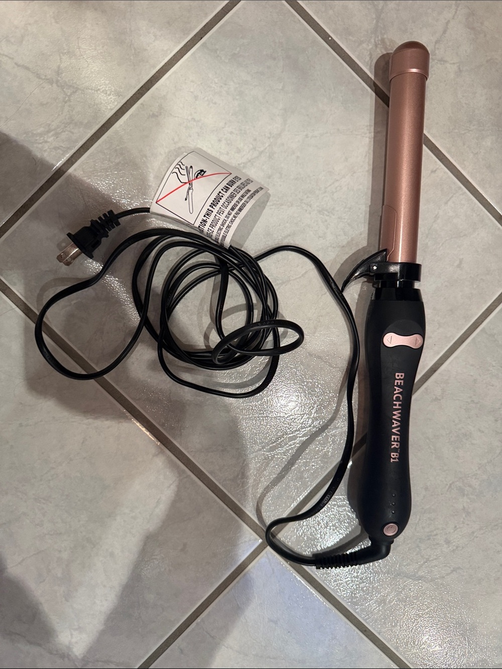The Beachwaver Co. Rose Gold and Black Curling Iron
